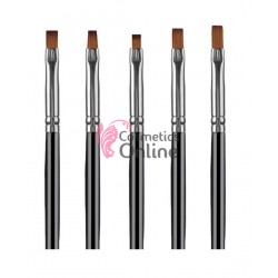 Pensule de unghii set de  5 bucati pentru constructie cu gel uv art PNS12